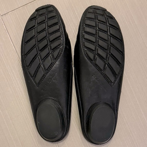 Salvatore Ferragamo Black Leather Mules - Picture 3 of 3